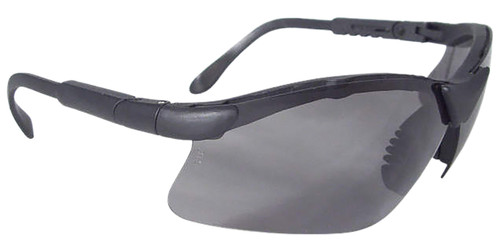 Radians Revelation Protective Shooting Glasses Adult Smoke Gray Lens Black Frame RV0120CS