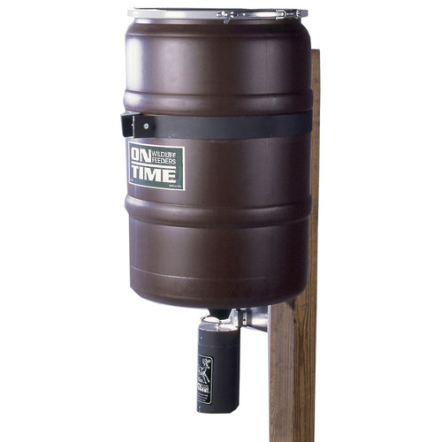 On Time 50003 Lifetime Elite Fish Feeder Combo, 25 Gallon, Welded Bracket, Directional Deflector Plate