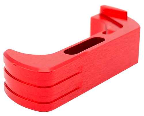 Cross Armory Red Anodized Aluminum Extended Mag Catch Compatible w/ Glock Gen4-5