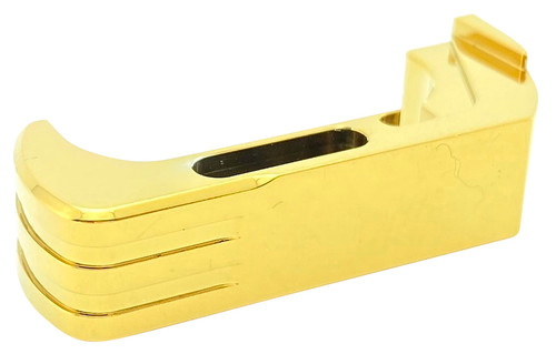 Cross Armory Gold Anodized Aluminum Extended Mag Catch Compatible w/ Glock Gen4-5