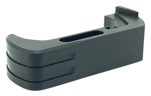 Cross Armory Black Anodized Aluminum Extended Mag Catch Compatible w/ Glock Gen4-5