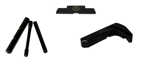 Cross Armory Black Steel Aluminum Extended 3-Piece Kit for Glock Gen4