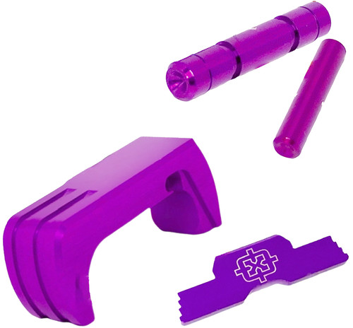 Cross Armory Purple Extended Upgrade Kit Compatible with Glock 43