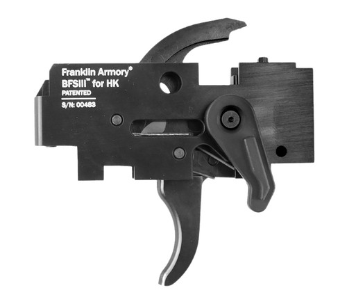 Franklin Armory BFSIII Black Ambidextrous Curved Trigger Fits HK 91/93