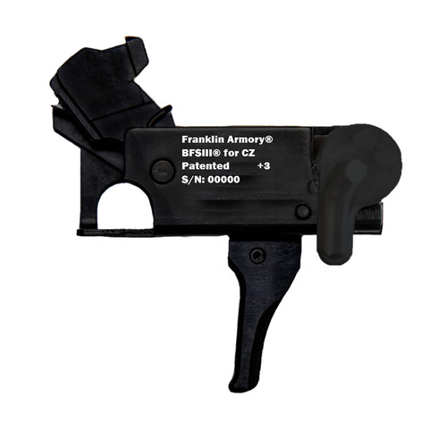 Franklin Armory BFSIII Black Curved Trigger Compatible with CZ Scorpion