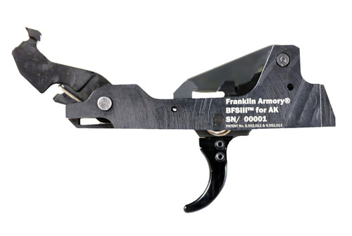 Franklin Armory Binary Firing System GEN 3 9mm Curved Trigger for AK Rifles