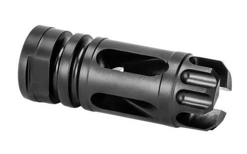 Griffin Armament XHP556FC Gate-LOK Flash Comp 5.56x45mm NATO 2.21" OAL Black Nitride 17-4 Stainless
