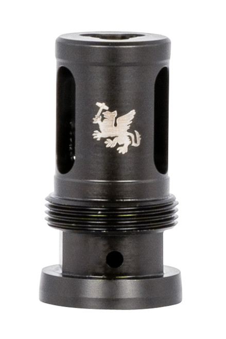 Griffin Armament TMHC305824 30 Cal Taper Mount Hammer Compensator Black 17-4 Stainless 5/8"-24 tpi