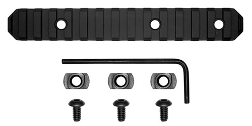 GrovTec GTSW239 M-Lok Rail 6-Inch 15 Slot MIL-STD 1913 Black Anodized