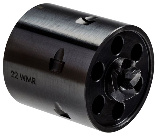 Heritage Mfg 331-0002-02 Black Oxide Steel 6-Round 22 WMR Cylinder Fits Rough Rider