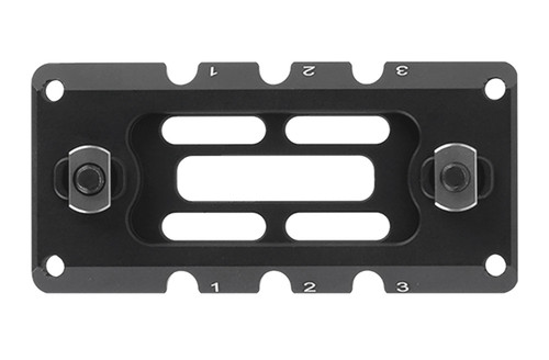 Leapers 3.10" M-LOK ARCA Rail 3-Slot Black Anodized Aluminum Mount TLUMA01