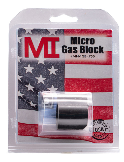 Midwest Industries MIMGB750 4140 Steel Micro .750" Gas Block Under Handguard