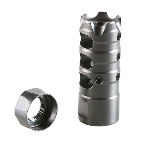 POF-USA 00308 .223/5.56 Triple Port Muzzle Brake Nitride Finish 1/2x28 Threads
