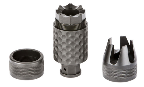 Spikes Tactical Barking Spider2 Muzzle Device 5.56x45mm NATO Black Nitride 4140 Chromoly 1/2"-28 tpi 1.40" Dia