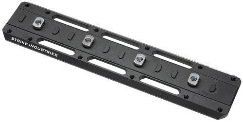 Strike Industries Black Anodized 6.8" M-LOK ARCA Swiss Mount Adapter Rail