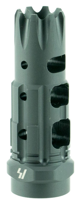 AR-Platform Triple Crown Muzzle Compensator by Strike Industries - Black Steel 223 Rem