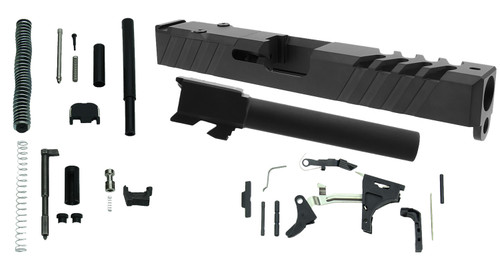 TacFire PKGLK17 Glock 17 Gen3 Pistol Upper and Lower Parts Kit with RMR Slide Black