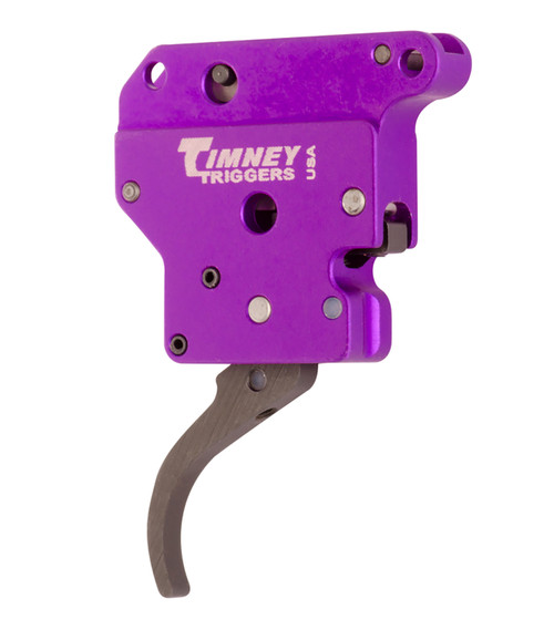 Timney 502B Benchrest Curved Trigger for Remington 700 Adjustable 3-6oz Purple/Black