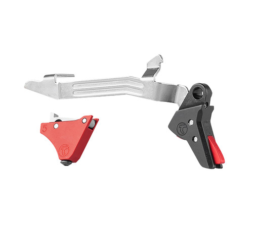 Timney Triggers Alpha Competition Large Frame Red Trigger Fits Glock Gen 5