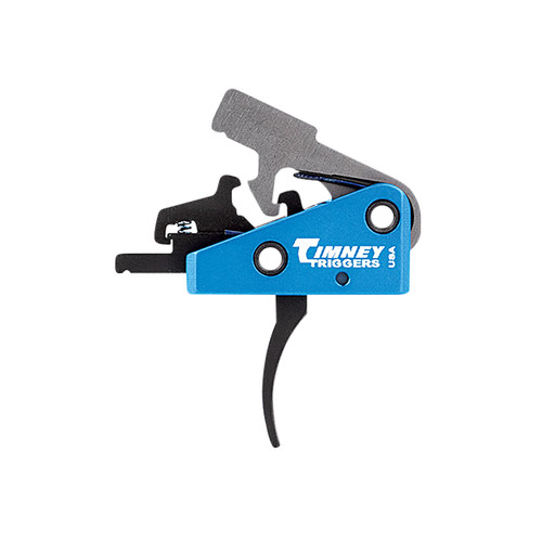 Timney Triggers Targa Long 663S AR-Platform Two-Stage Curved Trigger 2 lbs Black/Blue