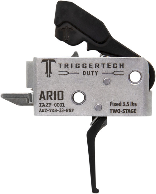 TriggerTech AR-10 Two-Stage Flat Duty Trigger 3.5 lb Pull Weight