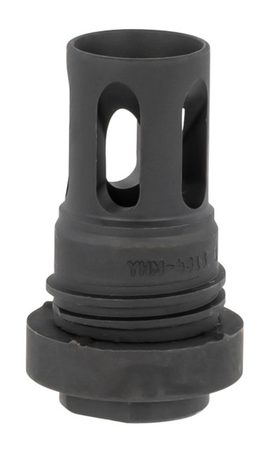 Yankee Hill Mini QD Flash Hider Phosphate Steel 1/2"-36 tpi 2.13" OAL 5.56x45mm AR-Platform