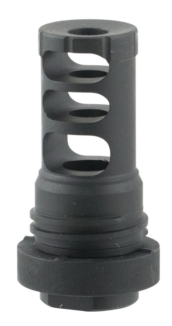 YHM 5M2QD QD Muzzle Brake 1/2"-28 TPI Black Steel 2.50" OAL 5.56x45mm AR-Platform