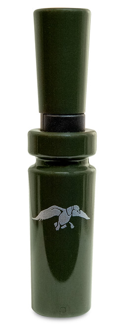 Duck Commander RDC200 Green Acrylic Open Duck Call Double Reed with Sound Suppressor