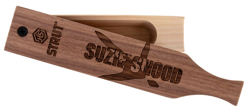 Hunters Specialties Suzie Snood Box Call Emits High Pitched Turkey Yelps Brown Hardwood