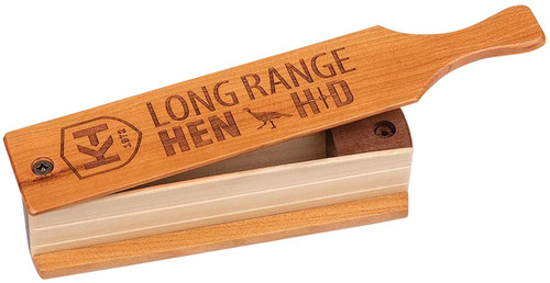Knight & Hale HD Long Range Box Turkey Call KHT0207 Double-Sided Hen Sounds Cherry/Walnut