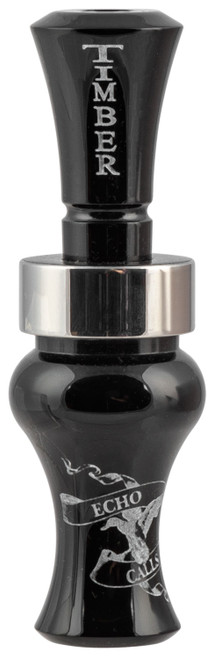 Echo Calls 77715 Timber High-Performance Single Reed Duck Call Black Acrylic