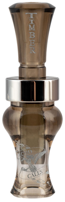 Echo Calls 77730 Timber High-Performance Single Reed Mallard Hen Duck Call Smoke Gray Acrylic