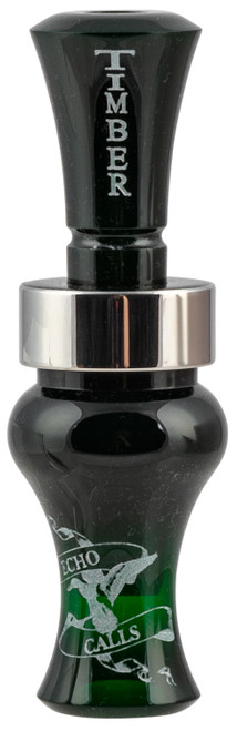 Echo Calls 77766 Timber High-Performance Single Reed Mallard Hen Duck Call Dark Green Acrylic