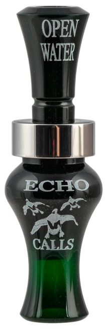 Echo Calls Open Water Single Reed Mallard Hunting Call, Dark Green Acrylic