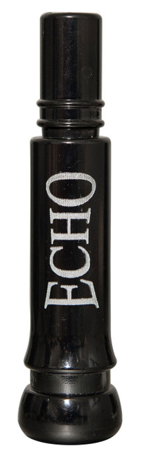 Echo Calls Cut Down Mallard Hunting Call, Black Polycarbonate with Keyhole Cut