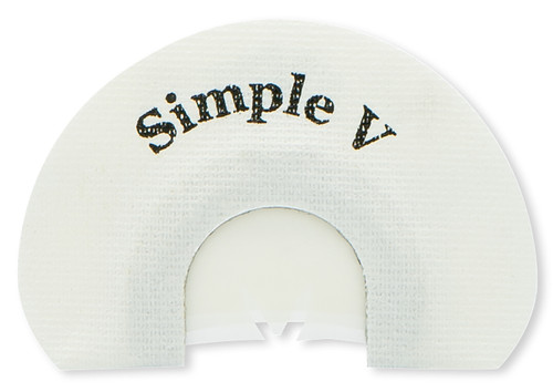 Rolling Thunder TC006-SV Simple 2 Reed V-Cut Diaphragm Call for Turkey