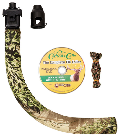Wayne Carlton's 70175 Mac Daddy Elk Bugle Tube Call with Removable Baffle Camo Cover