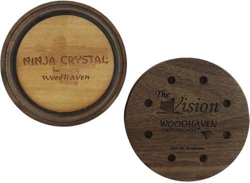 Woodhaven WH087 Ninja Crystal Turkey Friction Call Natural Crystal/Wood