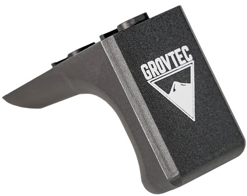 GrovTec US GTHM321 Reversible G-Stop Hand Stop Anodized Black Aluminum