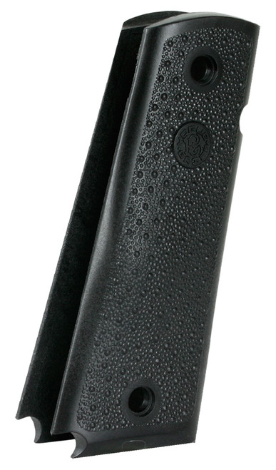 Hogue 45190 1911 Government OverMolded Nylon Grip Panels Cobblestone Black Palm Swells