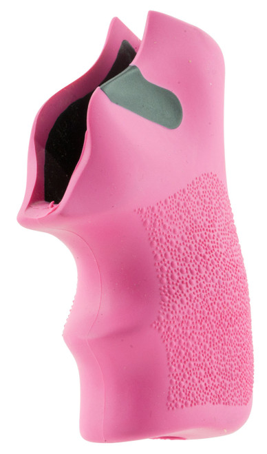 Hogue 78027 Tamer Rubber Grip Pink with Finger Grooves Ruger LCR LCRx