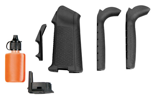 Magpul MIAD Type 2 Gen 1.1 Black Polymer Grip Kit with Interchangeable Straps for AR Platform