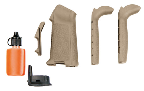 Magpul MIAD Type 2 Gen 1.1 FDE Polymer Grip Kit with Interchangeable Straps for AR Platform