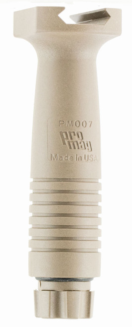 ProMag PM007FDE Vertical Foregrip Swiss Pattern Flat Dark Earth for AR-15 M16 Rail