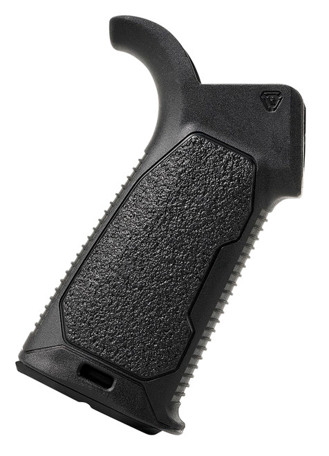 Strike Industries Enhanced AR Pistol Grip Overmolded 25 Degrees Rubber Black