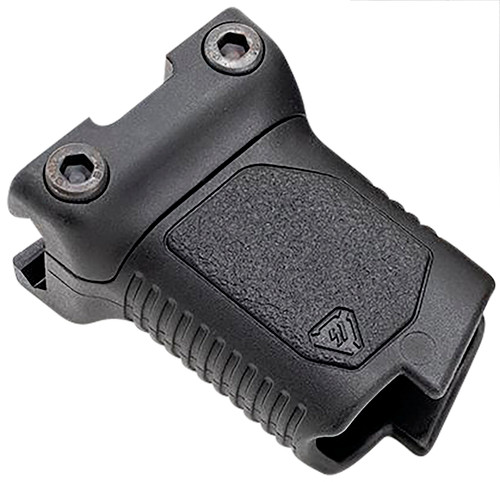 Strike Industries Picatinny Short Angled Grip with Cable Storage Black Polymer