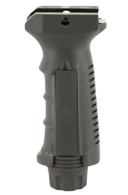 UTG Vertical Foregrip Black Polymer with Picatinny Deck and Battery Storage
