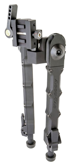 Accu-Tac SR-5 G2 Ratcheted Leg Bipod 6.25 to 10.75 Inch Black Hardcoat Anodized Aluminum