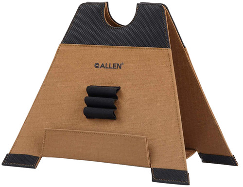 Allen X-Focus Folding Shooting Rest 18414 Coyote Black Polyester Semi-Rigid Compact Storage