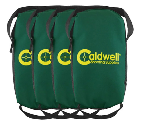 Caldwell Lead Sled Shooting Rest Weight Bags Unfilled Dark Green 4-Pack 7-25 lbs